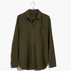NWT Madewell Button Back ex-Boyfriend shirt